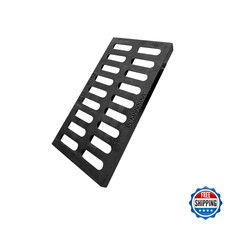 Natotela B125 Ductile Iron Driveway Drain Grate-20X12 In. Metal Trench Drain