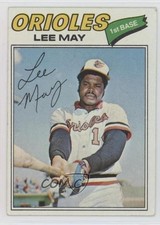 1977 Topps Lee May #380 09wc