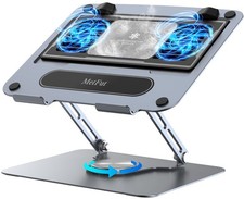 Laptop Cooling Pad with Detachable Fan  Cooler, Adjustable Height  Angle, 3...