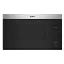 Whirlpool Flush Built-in Design 1.1-cu ft Over-the-Range Microwave with Sensor