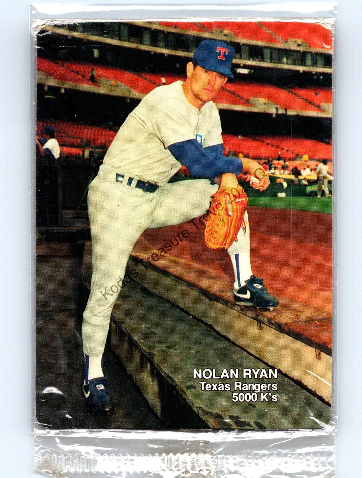 Nolan Ryan #2 Texas Rangers 1990 Mother's Cookies Nolan Ryan Excellent