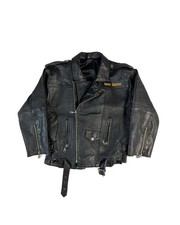 Giacca di pelle Custom HARLEY DAVIDSON leather jacket woman SIZE XL