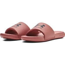 Under Armour 3024435 Men's UA Ansa Graphic Logo Fix Slides, Red Fusion, Size 13