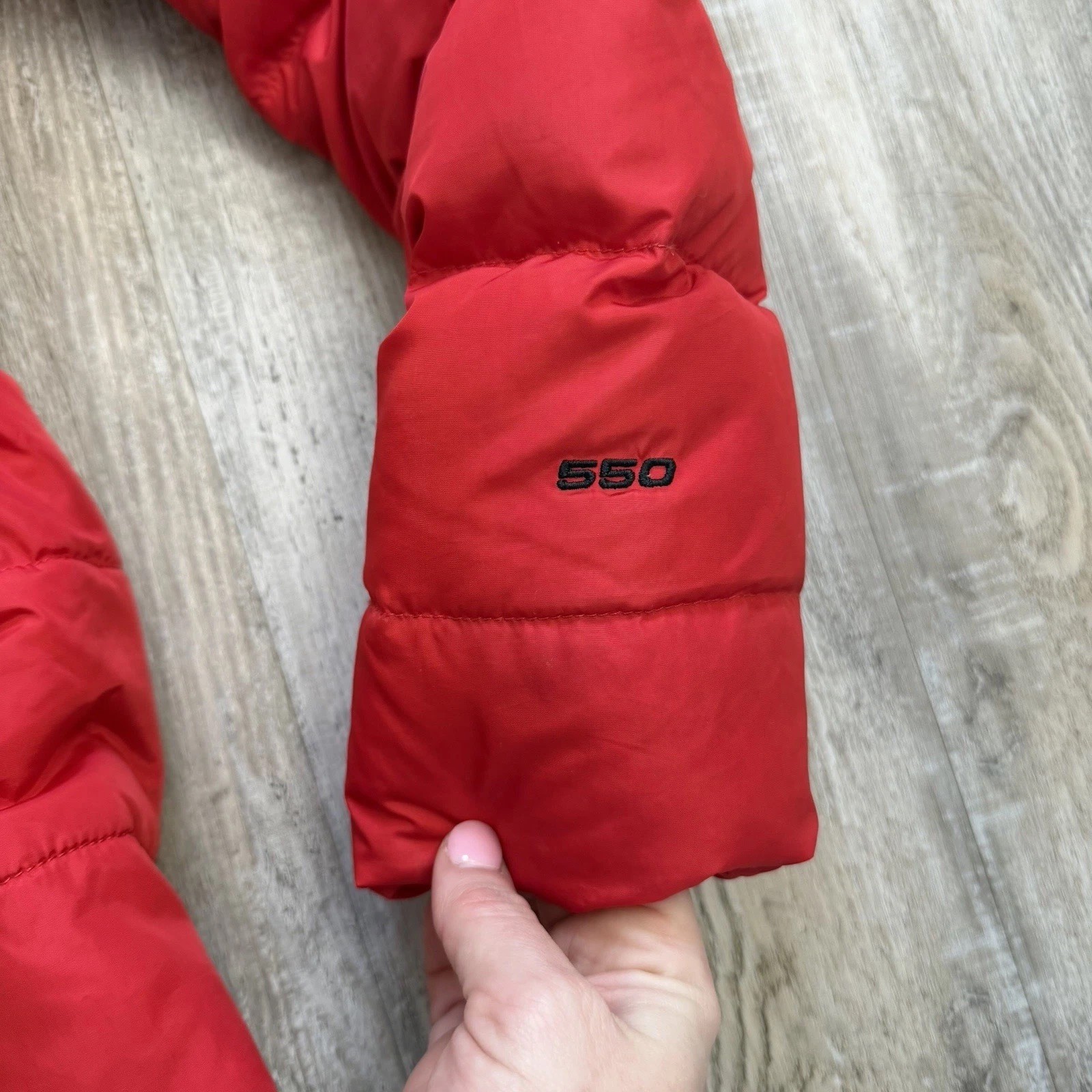 The North Face Women’s Gotham II 550 Down Red Jacket-size Small *like NEW* thumbnail 3