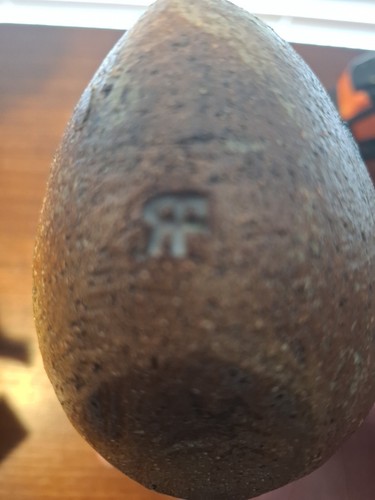 Robert Fournier Studio Pottery Upright Pebble Vase excellent condition 12cm Hi - Picture 15 of 24