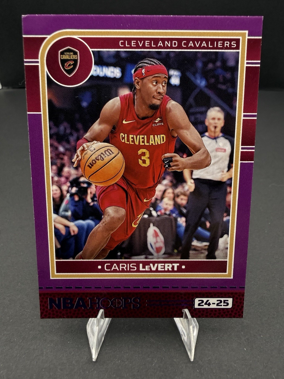 Caris LeVert #4 Hoops Basketball Purple NBA 2024-25 Cleveland Cavaliers