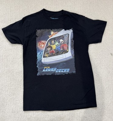 NEW LJ STAR TREK ''LOWER DECKS'' COTTEN BLEND GRAPHIC T SHIRT SZ