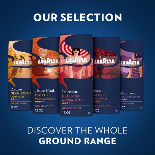 Lavazza Dolcevita Classico Ground Coffee 6 Bags of 12oz, Medium Roast, Rich a... - Picture 7 of 7