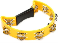 Cardinal Percussion Double-row Tambourine - Yellow