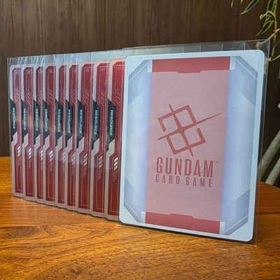 ネオ・ジオン軍 リソースカード FIRSTCOMBAT 10枚 Gundam Card Game neo Zeon Resource FIRSTCOMBAT set of 10 Japanese