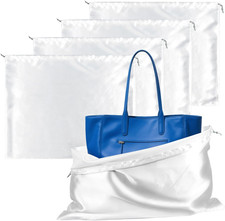 4 Pack Dust Bags for Handbags - Silk Purse Dust Bags for Handbag Storage,Dust Co