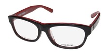 NEW BOBBI BROWN THE BOBBI GLASSES WOMENS PLASTIC JQC FULL-RIM SQUARE BLACK