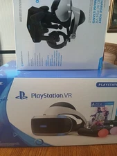 PlayStation 4 VR Bundle CUH-ZVR2 PS4 Virtual Reality, Headset, Camera, One Game