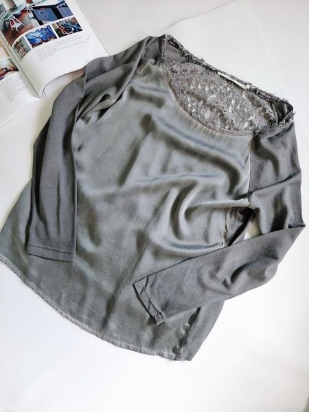 Women NILE Shirt Grey Knit M