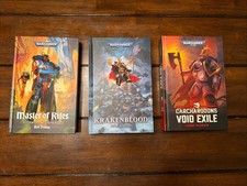 Warhammer 40K Space Marines 3 Book HC Lot Kra...