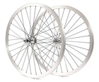 KHE FIXIE Wheelset 28" Silver | FlipFlop Hub | CNC Rims | 16T Fixed/Free