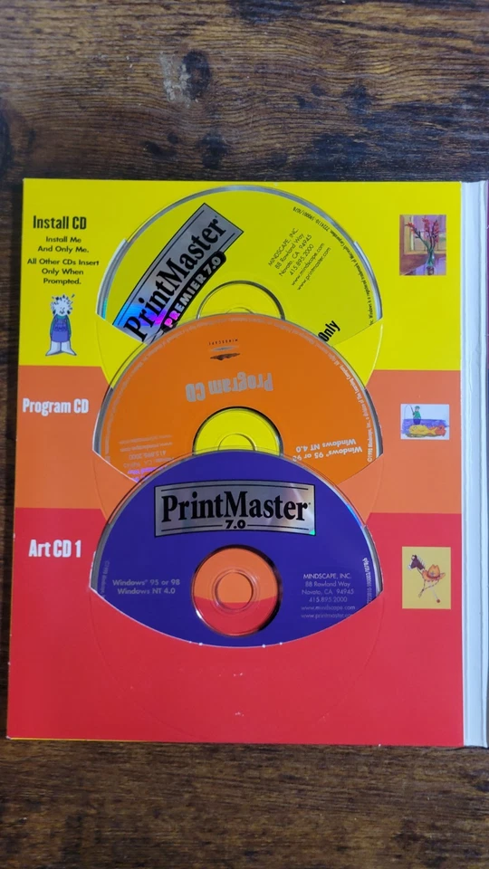 Preowned Print Master Deluxe 7.0 PC Software - WINDOWS 95 98 NT 4.0 or Later - Image 3 of 4