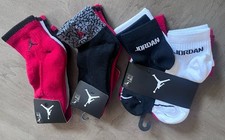 NIKE JORDAN Boys Socks Ankle Youth 12 Pair  Shoe Size 3Y-5Y