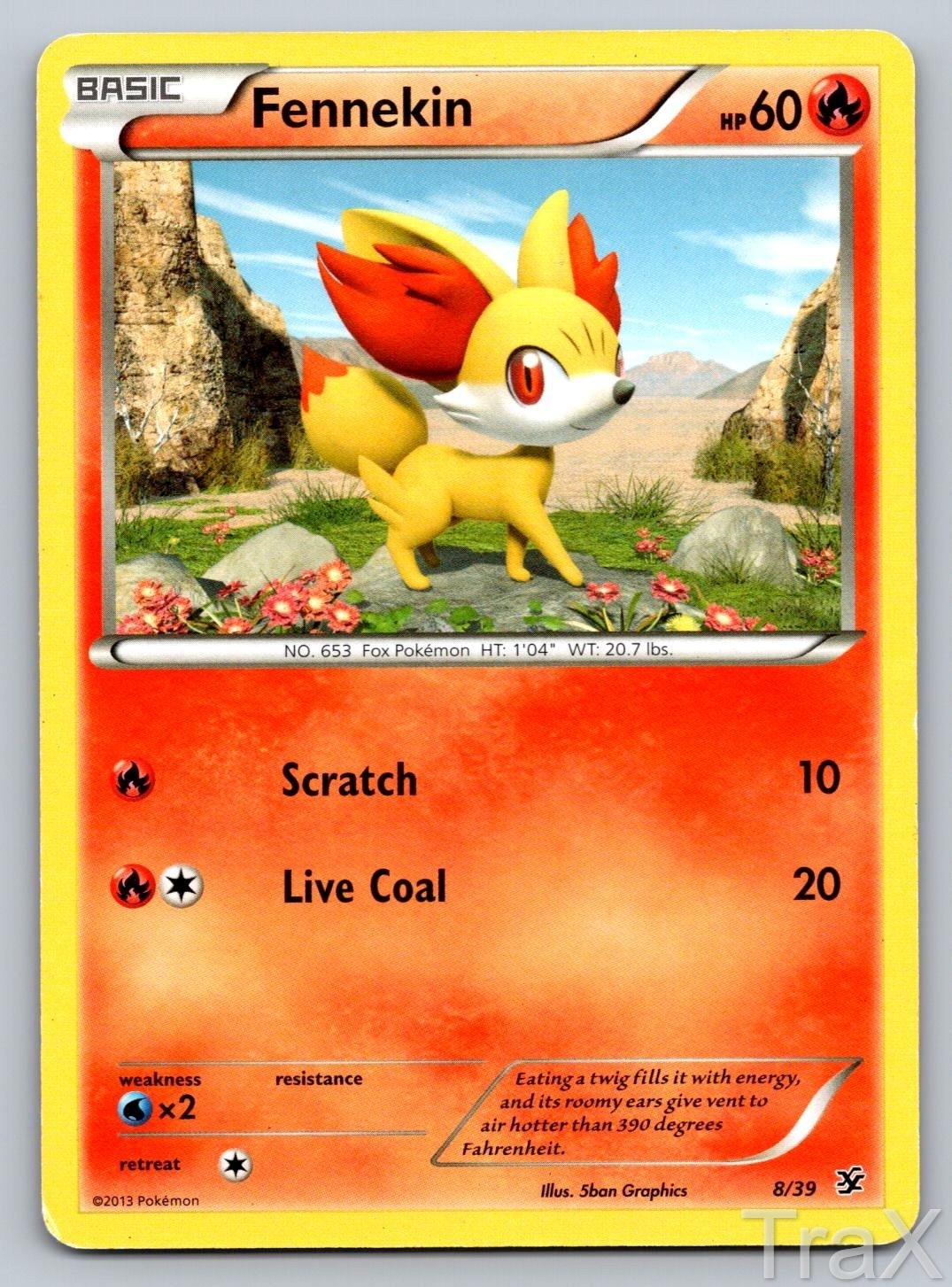 Fennekin 8/39 Kalos Starter Set Pokemon MP