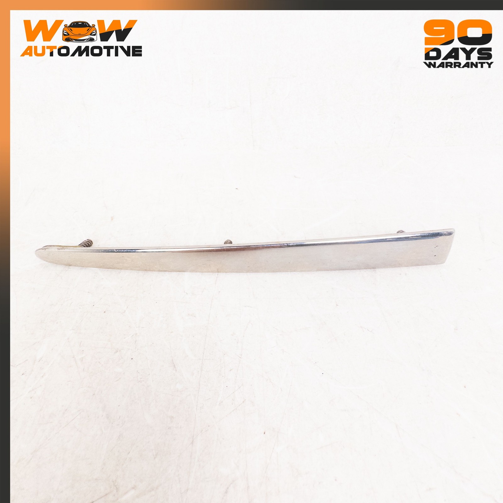 07-11 BENTLEY CONTINENTAL GTC LEFT RIGHT BUMPER MOLDING SEAL TRIM STRIP SET OEM