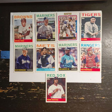 2025 Topps Archives Sports Trading Card Lot of 8 Hall of Famers & Alex Rodriguez