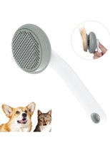 1 piece Cat Brush for Shedding, Pet Grooming Self Cleaning Brush for Cats Dogs