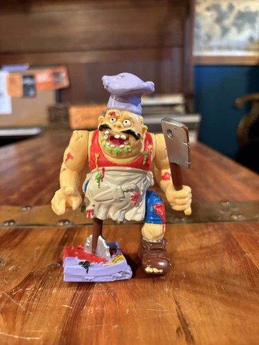 Vintage Teenage Mutant Ninja Turtles Pizzaface TMNT 1990 Playmates w/accessories