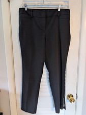 New York  Co 7th Avenue Size 12 Black Pants Design Studio Dress Pants Zippers