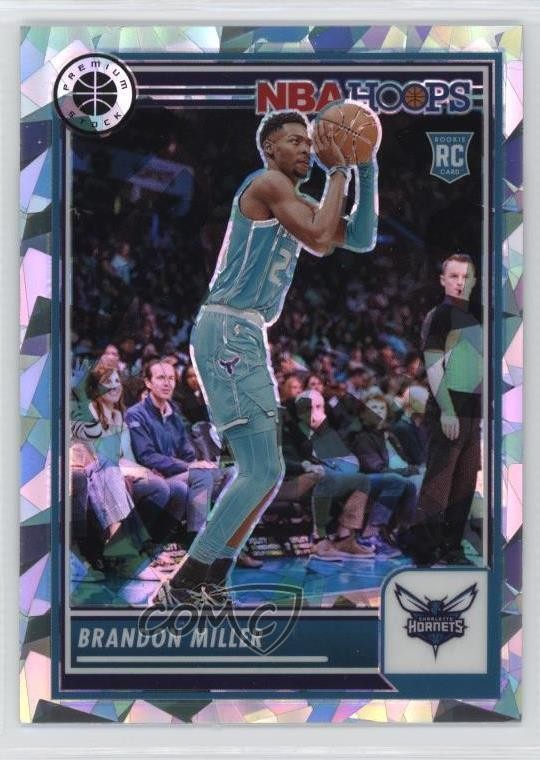 2023-24 Panini NBA Hoops Premium Stock Ice Prizm Brandon Miller #245 1kt6
