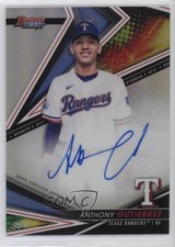 2022 Bowman's Best of Refractor Anthony Gutierrez #B22-AG Auto 1h2h