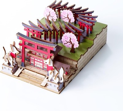 Azone Fushimi Inari Shrine Ki-gu-mi 3D Wooden Art Puzzle 