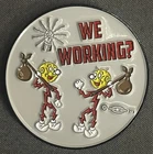 IBEW Brotherhood Challenge Coin Traveler Tramp Reddy Kilowatt Drag