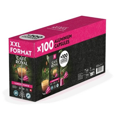 Café Royal Lungo Forte 10 x 10 Kapseln Alu (73,40 EUR/kg)