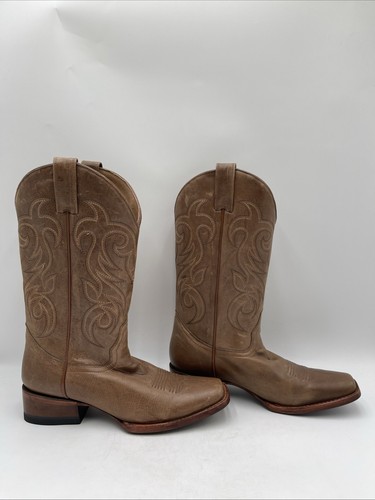 Shyanne Darby Damen-Cowboystiefel eckige Zehenpartie braun Größe 9M