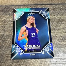 2026 Leaf National Cameron Brink 47/49 WNBA Basketball Convention Exclusive