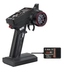 HOTRC Transmitter Receiver 6 Channel 2.4ghz Pistol Grip RC  CT-6A Controller