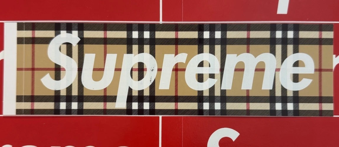 Supreme Box Logo Sticker for sale | eBay