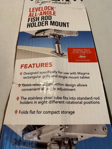 Magma T10-355 LeveLock All-Angle Adjustable Fish Rod Holder Mount (W) - Picture 4 of 5