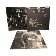 Harry Nilsson 3 LP Record Lot &ndash; Son of Dracula, Son of Schmilsson, Nilsson Schmi