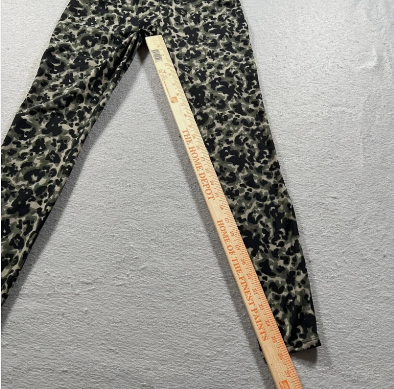 Miraclesuit Leggings Womens Large Black Tan Tummy Control Tortoise Shell Print - Image 3 of 4