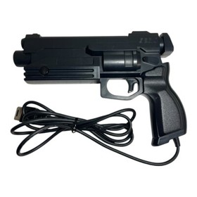 Sega Saturn Virtua Gun Controller  HSS-0122 W/ Virtua Cop JAPAN Tested CRT TV