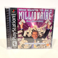 WHO WANTS TO BE A MILLIONAIRE 2ND EDITION PS1 SONY PLAYSTATION 1 2000 GAME WORKS