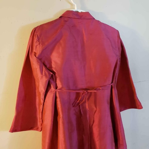 Women's Maternity Outfit with Beaded Top, Cotton Linen Jacket, Tunic & Pants - Picture 3 of 8