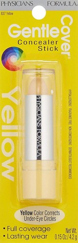 Physicians Formula Gentle Cover Concealer Stick, Yellow For Blemishes, Under-Eye - Picture 2 of 4
