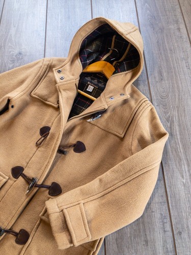Barbour Ladies Classic Duffle Coat Sandstorme Wool