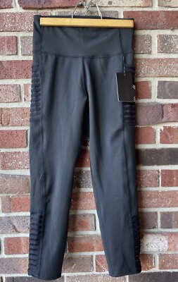 BSP BETTER SPORTS PERFORMANCE Active Leggings Black Sz Small Light, Stretch NWT