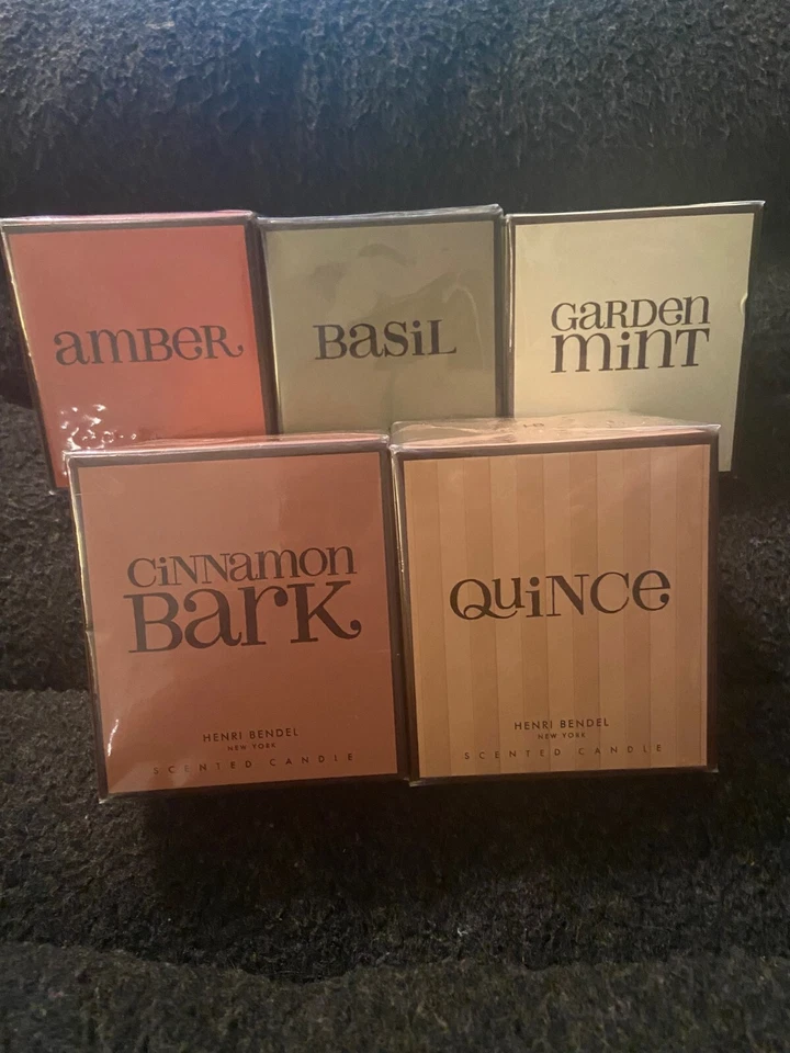 Henri Bendel White Barn Sealed Boxed 10 oz. Candle Very Rare Discontinued Scents - Image 2 of 3