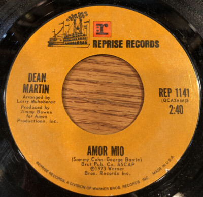 Dean Martin You Made Me Love You (I Didnt Want To Do It) Vinyl Single 7inch