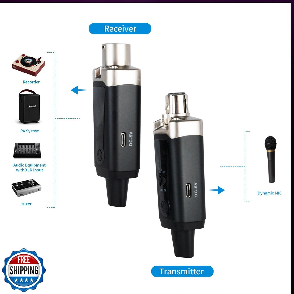 配信機器・PA機器・レコーディング機器 Shaker Crystal Mic XLR