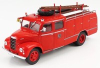 Modellino Truck Statico Ebro B35 Tanker Truck With Scala Spain 1961 Rosso 1/43